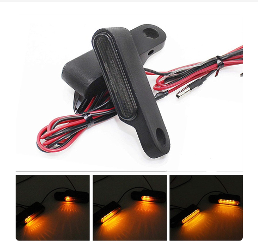 2Pcs Motorcycle Mini LED Turn Signal Running Lights Handlebar Blinker Indicators Lamps For Harley Davidson Touring Accessories