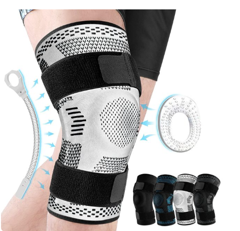 Sports Knee Pads for Knee Pain Meniscus Tear Injury Recovery with Side Stabilizers Patella Gel Knee Support Compression Sleeve