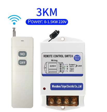 220V 380V Water Pump Wireless Industrial Remote Control Switch Intelligent High power household Wireless Electrical Switches