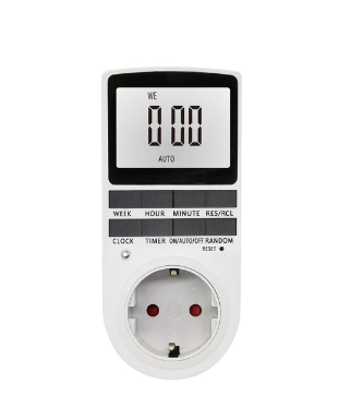 Cerhot Timer Socket Programmer 7 Day 12/24 Hours Electronic Kitchen Digital Programmable Switch Power Outlet Control