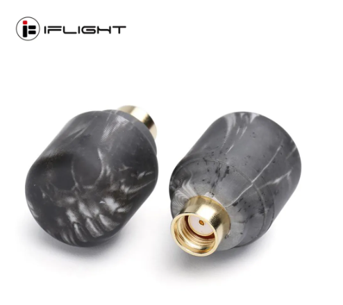 2pcs Crystal RP-SMA LHCP/RHCP Short Omni Antennas Frequency 5000-6000MHz Interface LHCP/RHCP RP-SMA for DJI Digital FPV Goggle