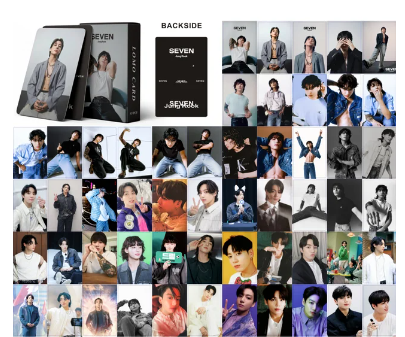 KPOP boy group idol card JK JUNGKOOK solo seven photo card postcard army gift