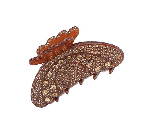 Women Full Rhinestone Large Hair Claws Acetate Hair Accessories Crab Hair Clips For Girls Lady Long Hair Clips Hairpins Jewelry