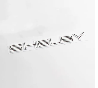 3D ABS Red Black Silver Logo SHELBY Emblem Car Badge Haed Decal For Ford Mustang SHELBY Stikcer Accessories