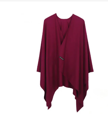 New Women Poncho Cape Open Stitch Cardigan Wrap Shawl Coat Female Fashion Long Sleeve Ponchos and Capes Scarf Stoles