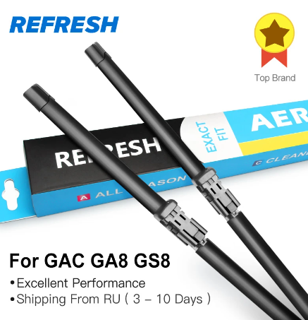 REFRESH Front Window Wiper Blade Kit Rear Wiper and Arm for Chinese GAC GA8 GS8 SUV Auto Car Motor Parts Push Button Arm