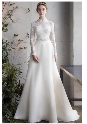 Wedding dress 2023 new bride temperament Mori wedding dress bride super fairy married princess slim dreamy high-end