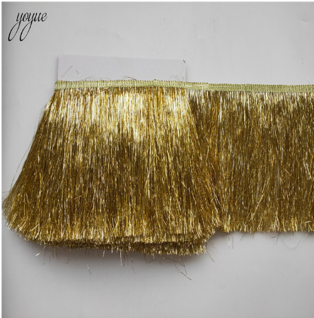 1 Yards/lot Plastic Fringe Tassel Trimming Lace Latin Dress Macrame Samba Dance Clothing Lace Polyester Single Band 10cm width