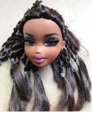 New Rare Collection Big Eyes Doll Head Good Makeup 1/6 Doll Head Toys Part Quality DIY Toy Collection Princess Doll Heads