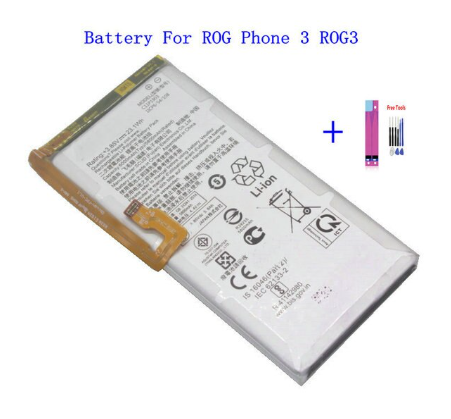 1x 6000mAh /23.1Wh C11P1903 Phone Replacement Battery For ASUS ROG Phone 3 ROG3 ZS661KS Batteries + Repair Tools kit