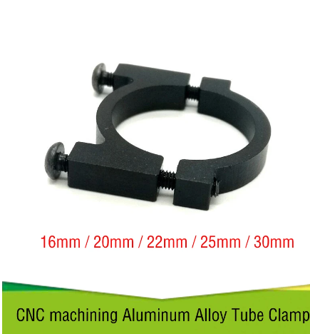 CNC machining Aluminum Alloy Tube Clamp for 16mm 20mm 22mm 25mm 30mm Carbon tube connection Multi-axis drone frame connection