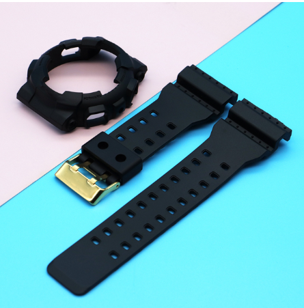 Silicone Rubber Case Watchband for Casio G-SHOCK GA-110/100 /120 Sport Waterproof Band Strap Bracelet AccessoriesK GD-100/110