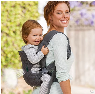 Double-shoulder baby carrier out portable four seasons suitable for breathable soft baby carrier bag back baby artifact