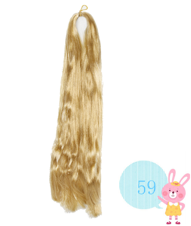 Allaosify Bjd Doll 80cm Hair Row Milk Silk Anti-Mohair Wig Fake Hand Hook Transplant Material