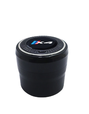 Car accessories ashtray Button open style LED Stainless steel plastic For x1 x2 x3 x4 x5 x6 x7 e70 f25 f15 g01 e71 f48 e84 e53