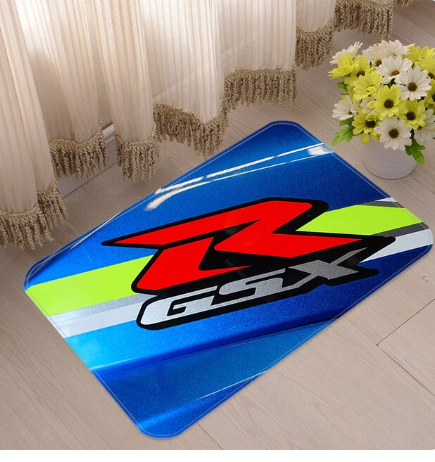 Bathroom Mat Home 3D Motorcycles S-Suzuki Living Room Carpet Mats Kitchen Design Foot Doormat Entrance Door Welcome Rugs Bath