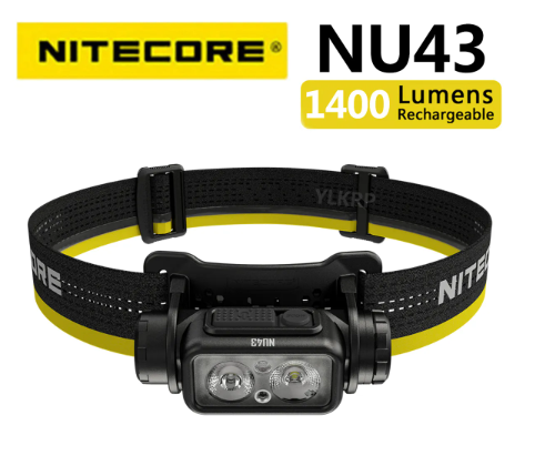 NITECORE NU43 new high current headlamp with 3400MAh lithium battery