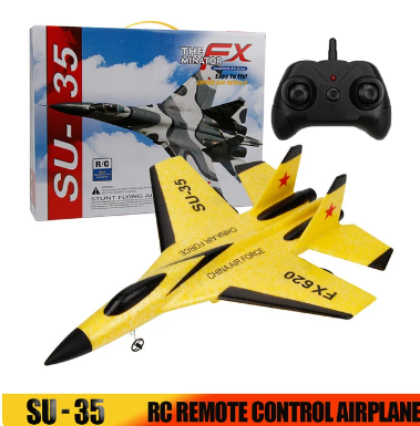 1 Foam Fx620 Remote Control Glider Fixed Wing Su Su35 Fighter Jet Electric Model Toy Plane Free Of Assembly