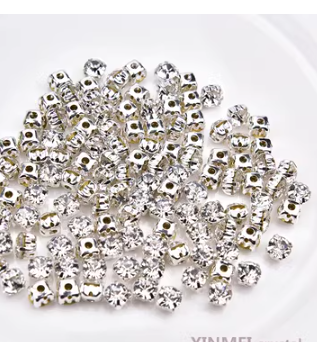 Super shiny A-grade glass hand-stitched claws with rhinestones for wedding dresses, diy jewelry, factory full package shipment