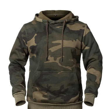 Fashion Camouflage Hoodies Men Casual Hooded Sweatshirt Autumn Winter Long Sleeve Tactical Sweatshirt Men's Pullover Sportswear