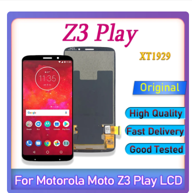 6.01" Original For Motorola Z3 Play LCD Display Touch Screen For Moto Z3 Play XT1929 Display LCD Screen Panel Assembly