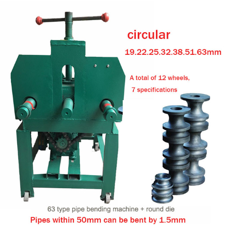 Electric Pipe Bender Wrought Iron Gate Wedding Props Bending Machine Square Tube Round Tube Bending Arc Machine Bending Machine