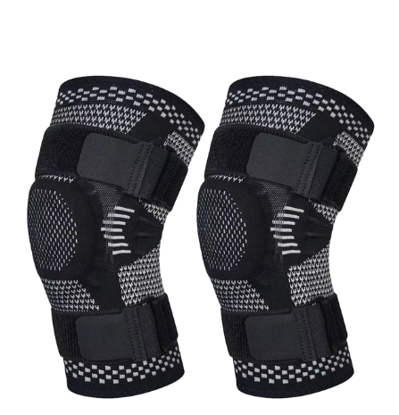 Knee Brace Support,Knee Compression Sleeve for Knee Pain Women/Men with Side Stabilizers and Patella Gel,Knee Protector for ACL