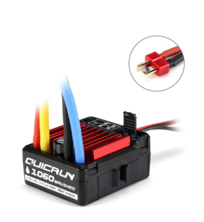 Original HobbyWing QuicRun 1060 60A Brushed Electronic Speed Controller ESC For 1:10 RC Car Waterproof For RC Car