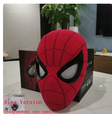 Mascara Spiderman Headgear Cosplay Moving Eyes Electronic Mask Spider Man 1:1 Remote Control Elastic Toys for Adults Kids Gift