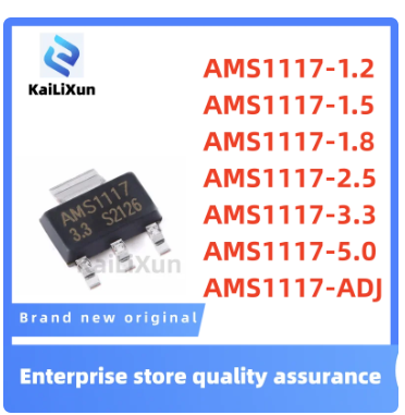 (100piece) 100% New AMS1117-1.2 AMS1117-1.5 AMS1117-1.8 AMS1117-2.5 AMS1117-3.3 AMS1117-5.0 AMS1117-ADJ Chipset