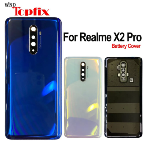 New For Oppo Realme X2 Pro Back Housing Back Cover Battery Case For Realme X2 Pro Battery Cover Replacement