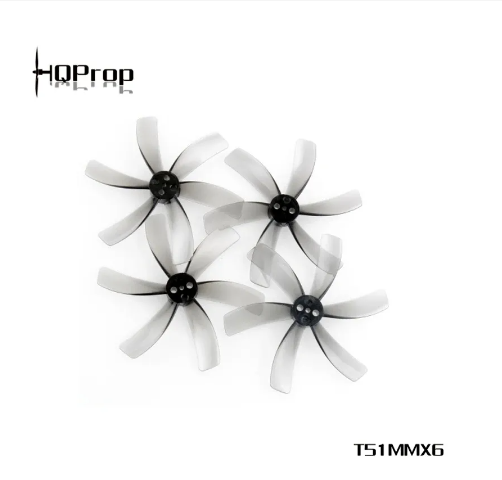 8PCS 12pcs HQPROP T51MMX6 51mm 6-Blade PC Propeller for RC FPV Freestyle 2inch Cinewhoop Ducted Drones Replacement DIY Parts