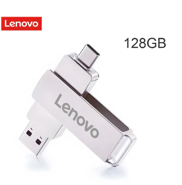 Lenovo USB 3.0 Flash Drive OTG Pen Drive 2TB 1TB 512GB 256GB 128GB USB Stick Pendrive usb y tipo c Free Shipping