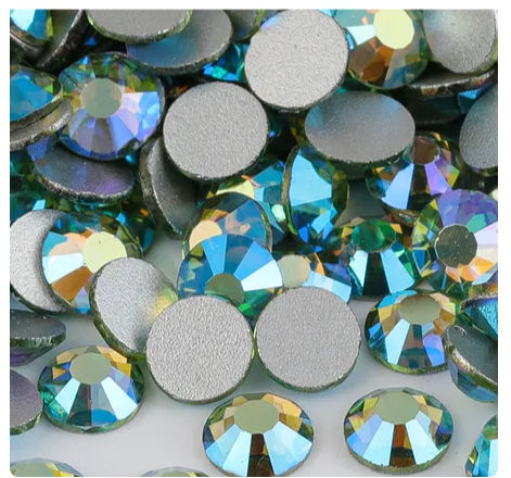 Multi color AB ss6-30 Glass Rhinestones Crystal Glitter Diamond Non Hot Fix Flat back Nail Art Decorations Craft DIY Accessories