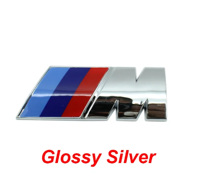 ABS Car Side Fender Emblem Sticker Glossy Badge for M M1 M2 M3 M4 M5 M6 G01 F20 G30 F30 F31 E36 E87 E60 E91 X1 X3 X5 Accessories