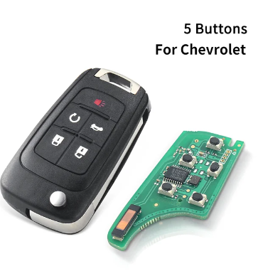 KEYYOU 2/3/4/5 BTN 315/433MHz ID46 Chip Remote Car Key For Chevrolet Malibu Cruze Aveo Spark Sail Opel/Vauxhall