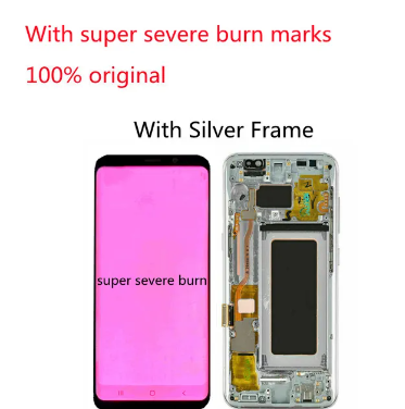 Super Amoled Original For Samsung Galaxy S8 LCD With Frame S8 G950F G950U Display Touch Screen Digitizer