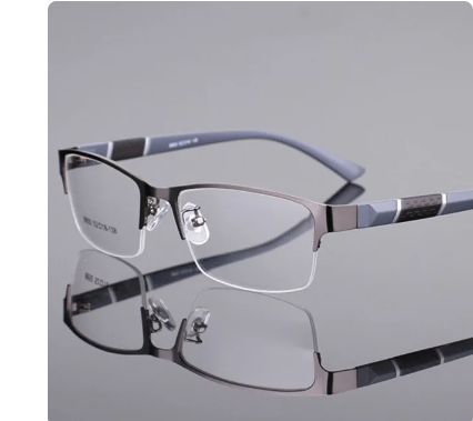 Metal Half Frame Reading Glasses TR90 Farsighted Eyeglasses Business Men Finished Presbyopic Eyewear With Diopter 0 To +4.0