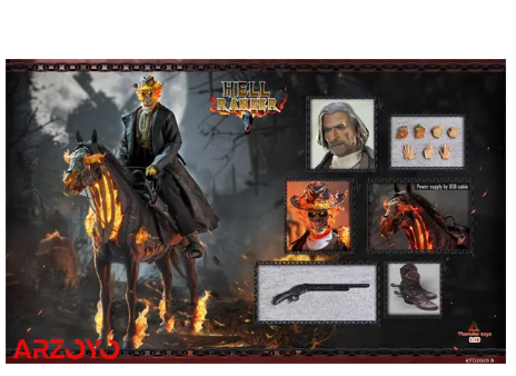 Q4 2023 Thunder toys TD2028 1/12 Hell Ranger Action Figure 18cm Horse Model 6-inch Male Soldier Action Figure Collectible Toy