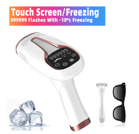 999999 Flashes Ice Sensing Laser Epilator Permanent Hair Removal IPL Photoepilator Bikini Body Painless Electric Epilator