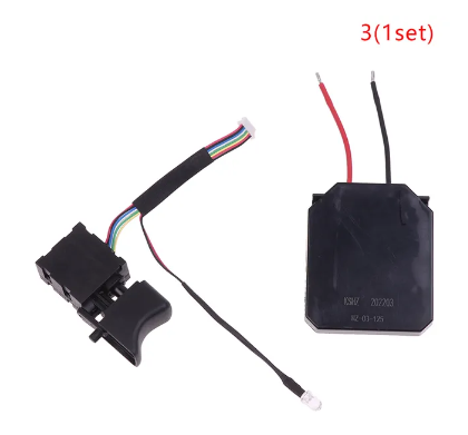 Control Board+Switch For Dayi 2106/161/169 Brushless Electric Wrench Motherboard Accessories Speed Switch Drive Board Controlle