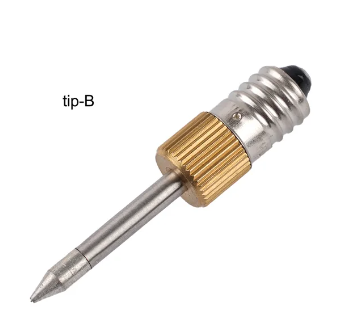 1pc Tip for soldering iron with carving For E10 Interface Soldering Stations Welding Rework Accessories Brass Iron Head