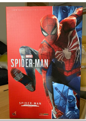 Original Hottoys Ht 1/6 Spider-man Vgm31 Videogame Ps4 Advanced Suit Marvel Anime Action Figures Collection Model Toys Gift