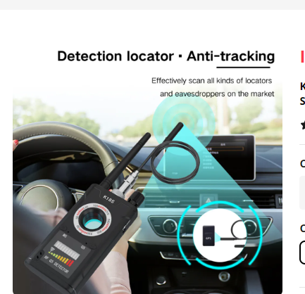 K18S Reverse Camera Detector GSM Audio Error Finder GPS Signal RF Tracker Detect Scanner Upgrade