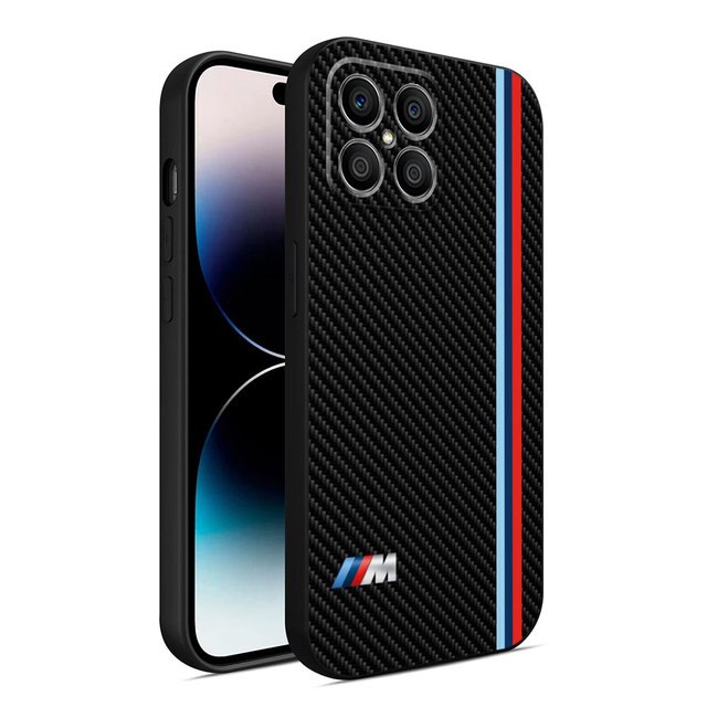 Coque Phone Case for Honor 50 20i 30i X5 X6 X7 X9a X8a X8 20 Magic5 Lite 8X 80 Magic4 Pro 60 70 Black Soft Cover Sports Car-BMW