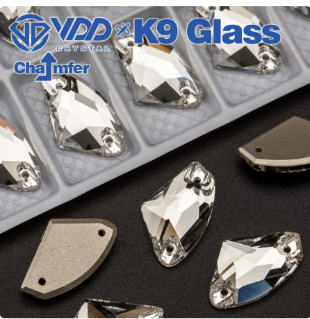 VDD Galactic K9 Glass Sew On Rhinestone Sewing Clear Crystal Top Quality FlatBack Strass Stones For Bag Clothes Dress Decoration