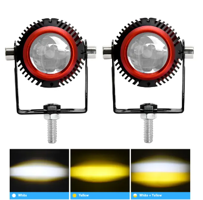 Additional Len Projector Motorcycle Fog Headlight Waterproof Working Spot Fog Lamps Led Super Brighter 60W 6000K 12V 24V