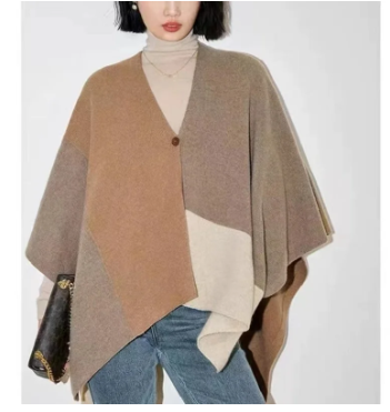 100% Merino Wool Shawl Scarf Sweater Women's Fashion Knitting Lightweight Thermal Wrap Cardigan Luxury Women Scarf Four Seasons