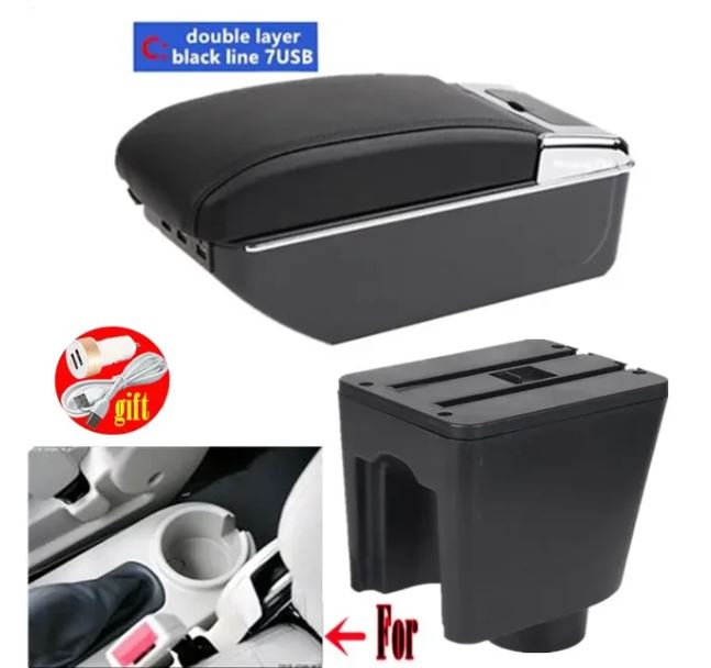 For Chevrolet Aveo Lova T200 T250 Armrest Box For Chevrolet Aveo Lova T200 T250 Car Armrest Central storage Box Car Accessories