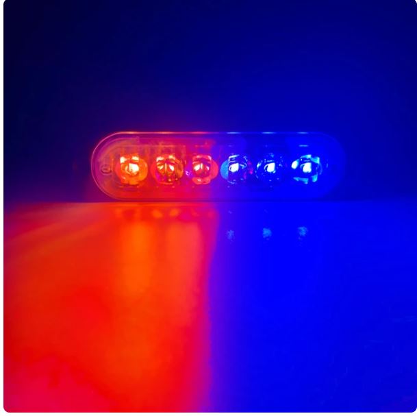 Led Strobe Light Flashing Grille Lights Car Emergency Light 6LED Warn Light Police Lights For Car TRUCK Strobe Led Light 12V 24V